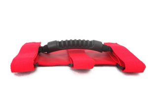 Jeep JT Grab Handles - Front - Rugged Ridge - Ultimate - Red - `55-`20